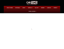 Tablet Screenshot of cartunesstereo.com